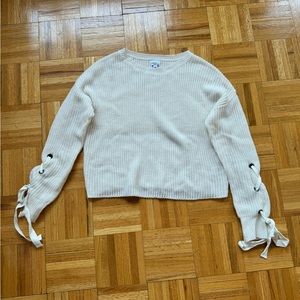 Cream Cable Knit Sweater